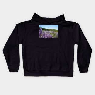 Field of lupine Kids Hoodie